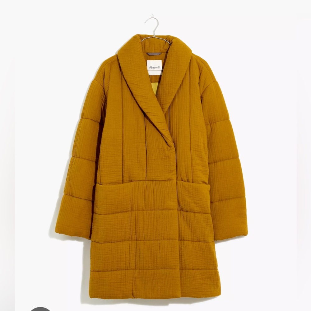 Madewell Lightspun Dumont Quilted Coat XXS